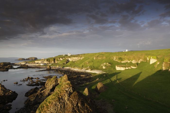 Ballycastle ballintoy northern harbour